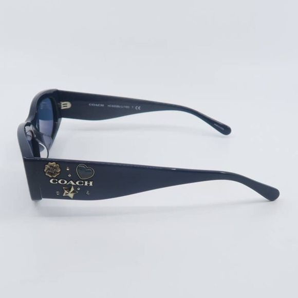 COACH HC8302BU 5480/55 New Dark Navy/Navy Authentic Women's Sunglasses - Picture 5 of 9
